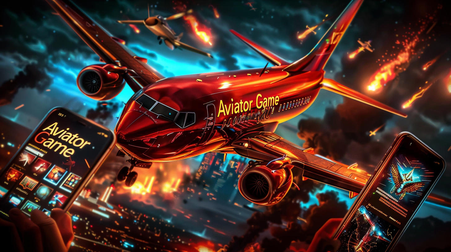 A red jet flying over a city in bgd33 Aviator, showing the game’s thrill.